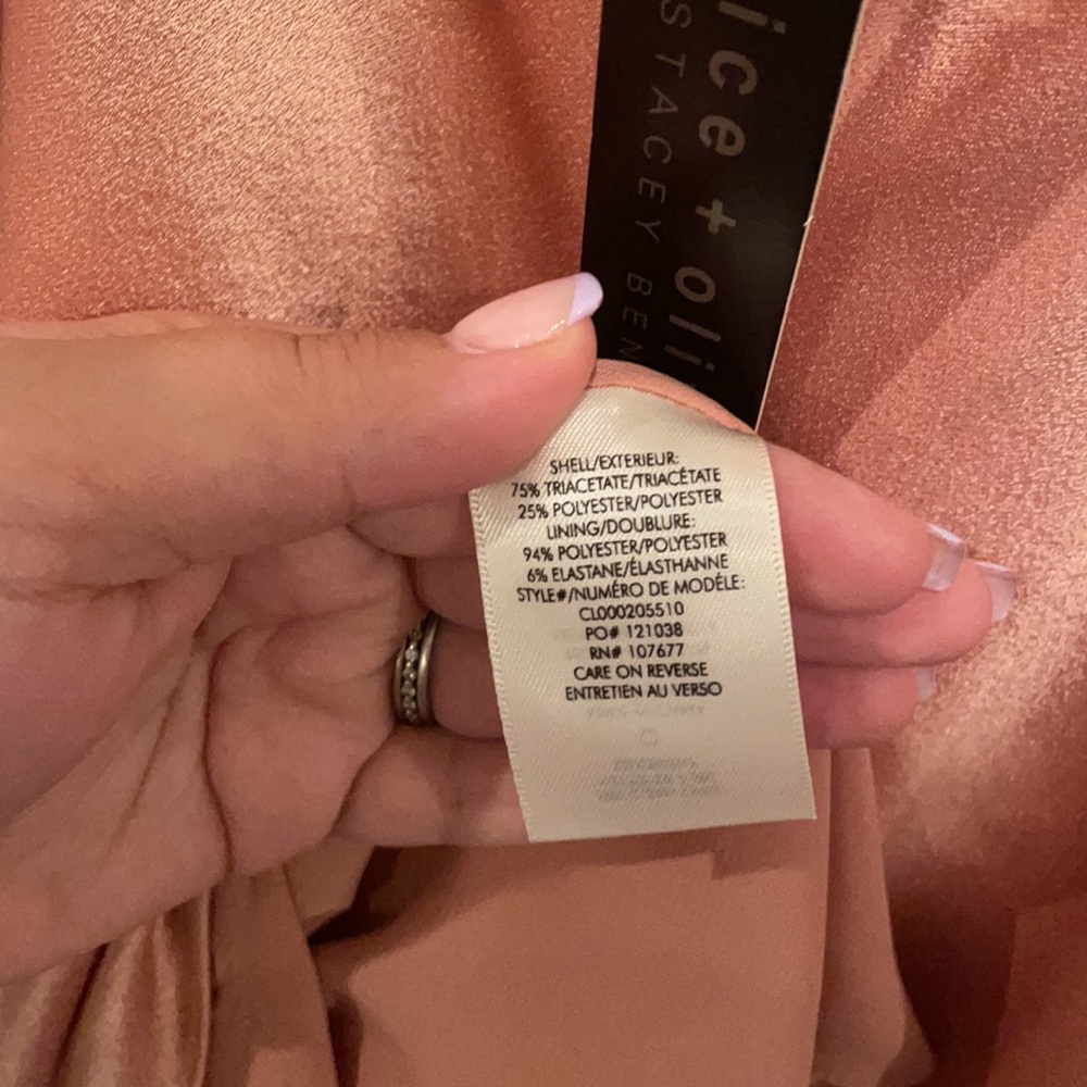 Sold 🆕ALICE + OLIVIA Harmony Roseslip dress Sz 10 - Picture 10 of 16